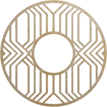 Ekena Millwork Empire Wood Fretwork Pierced Ceiling Medallion, Hickory, 40"OD x 14 5/8"ID x 1/4"T CMWP40X40X0250EPHI
